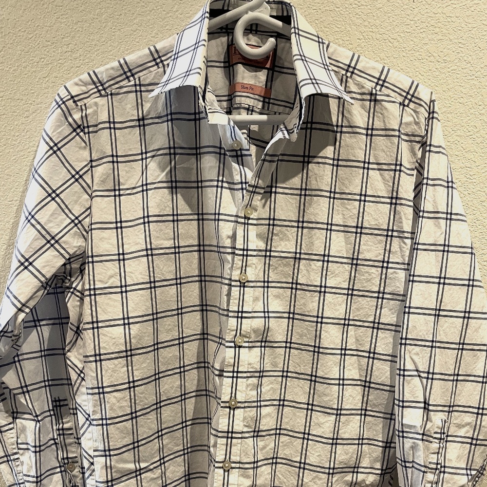 PINK by Thomas Pink Button Down Slim Fit Dress Shirt